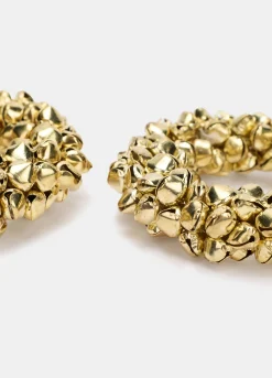 4 pack portatovaglioli con sonagli in metallo