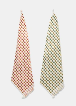 2 pack strofinacci da cucina in spugna di cotone