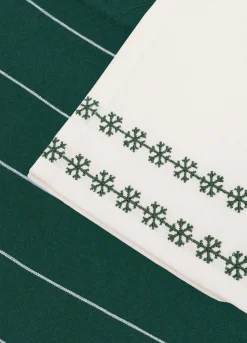 2 pack strofinacci di Natale in puro cotone