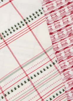 2 pack strofinacci in cotone a fantasia