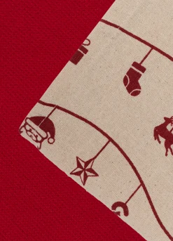 2 pack strofinacci natalizi in puro cotone