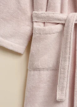 Accappatoio con cappuccio in puro cotone Made in Portogallo