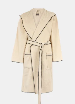 Accappatoio in spugna con cappuccio