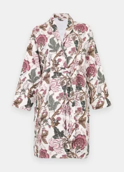 Accappatoio in spugna di cotone a fiori