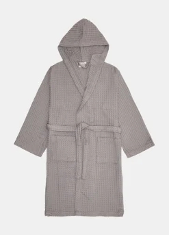 Accappatoio nido d'ape di puro cotone