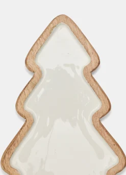 Albero di Natale in legno e smalto