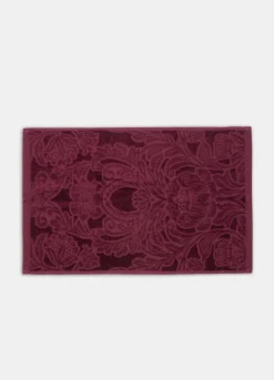 Asciugamano in cotone effetto jacquard