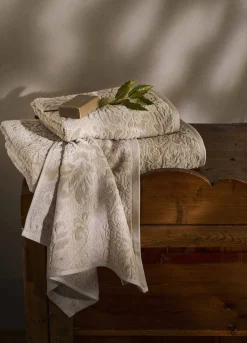 Asciugamano in puro cotone jacquard Made in Portugal