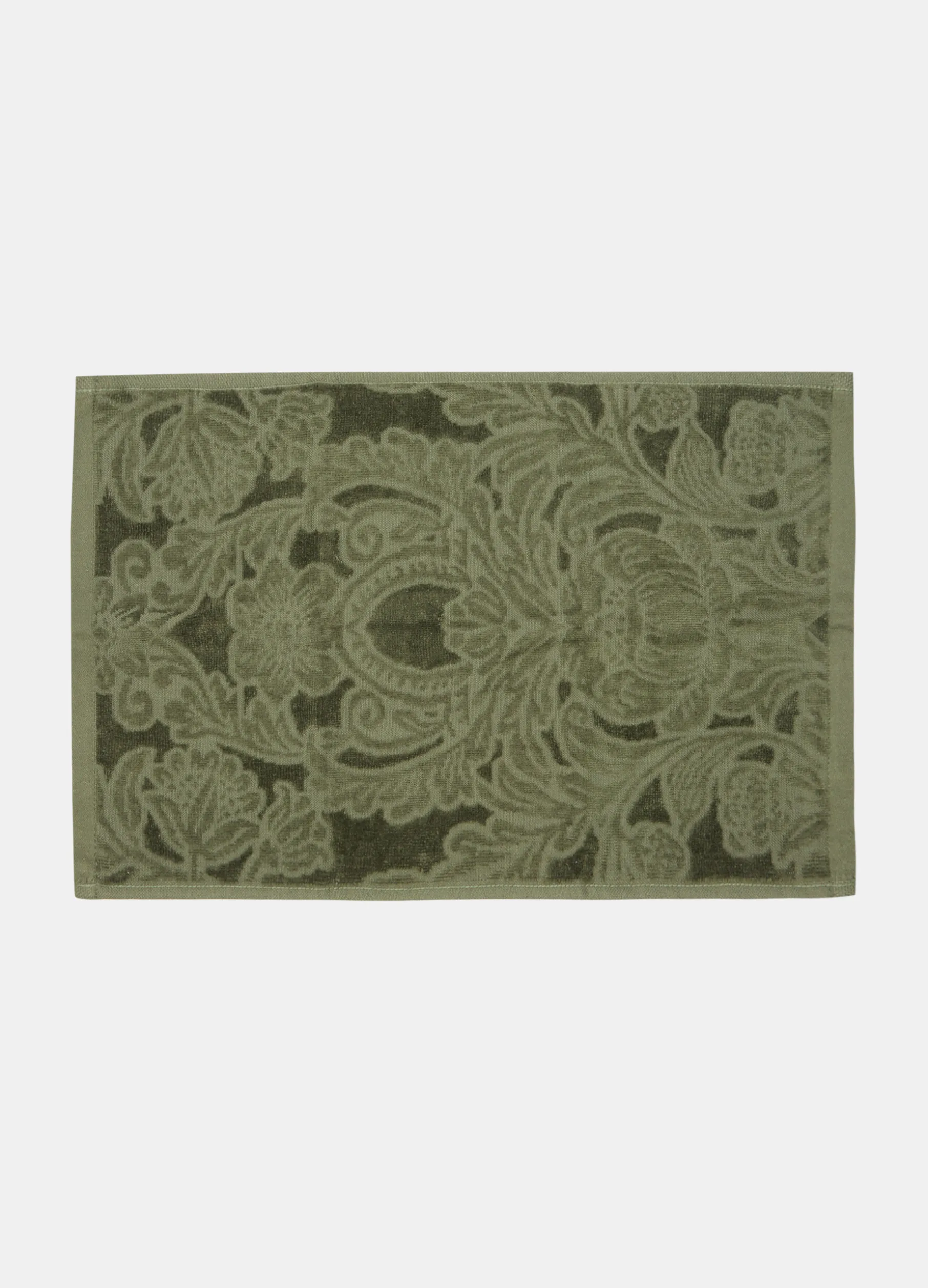 Asciugamano ospiti in cotone effetto jacquard