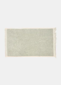 Asciugamano ospiti in misto cotone con frange