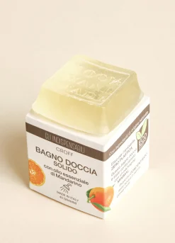 Bagno doccia con olio essenziali di mandarino