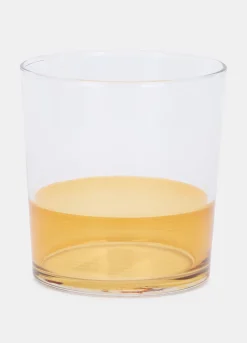 Bicchiere in vetro bicolore