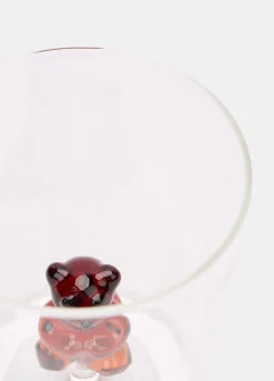 Bicchiere in vetro con Teddy Bear