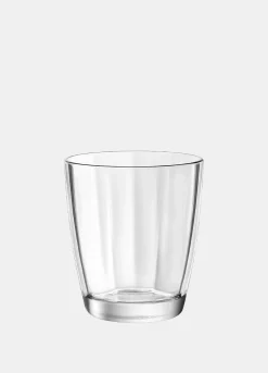 Bicchiere in vetro lavorato