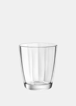 Bicchiere in vetro lavorato