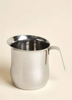 Bricco per il latte in acciaio