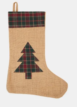 Calza regali in iuta