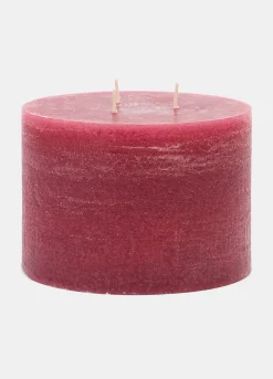 Candela rotonda a 3 stoppini