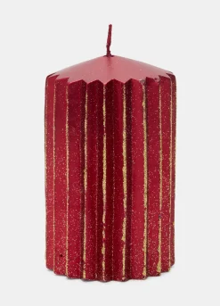 Candela rotonda scanalata