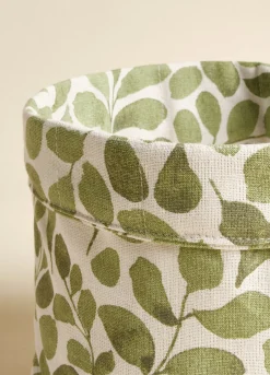 Cestino in cotone biologico con stampa