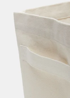 Cesto con manici in puro cotone