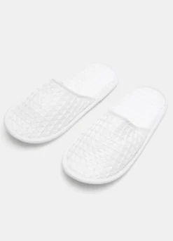 Ciabatte nido d'ape di puro cotone