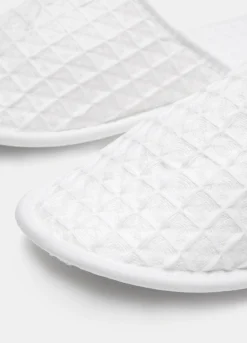 Ciabatte nido d'ape in puro cotone