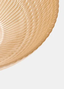 Ciotola in vetro metallizzato