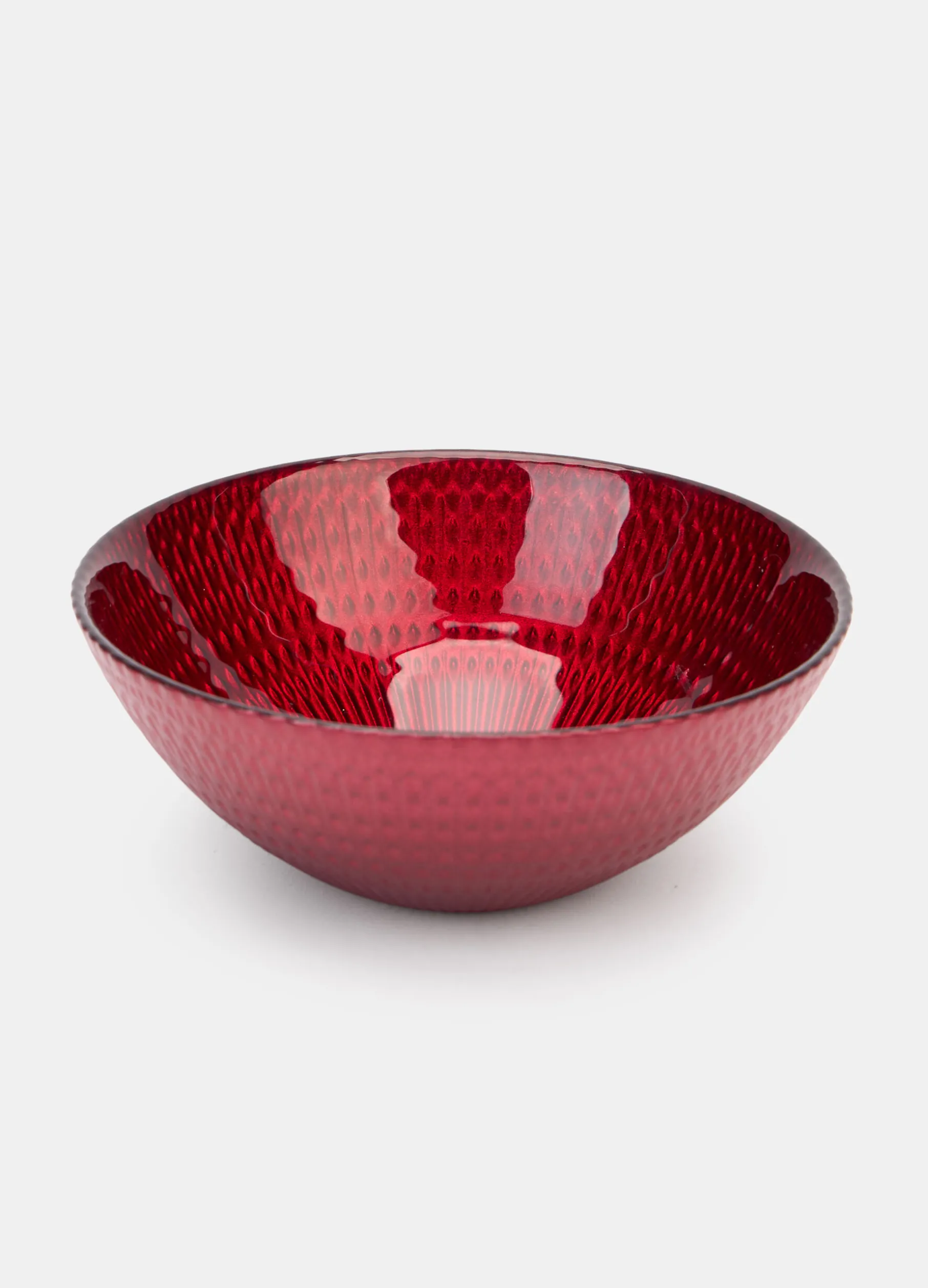 Ciotola in vetro metallizzato