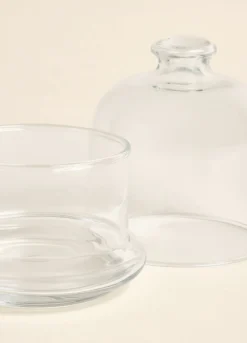 Contenitore in vetro con cupola