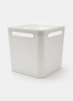 Contenitore traforato tinta unita