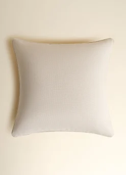 Copricuscino in puro cotone tinta unita