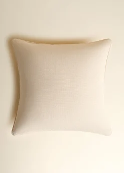 Copricuscino in puro cotone tinta unita