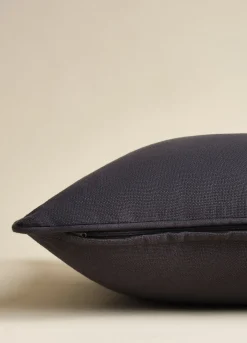 Copricuscino in puro cotone tinta unita