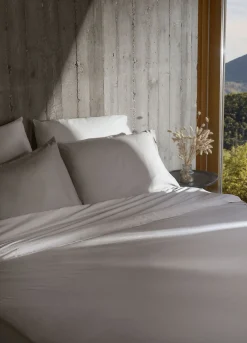 Copripiumino a 2 piazze in raso di puro cotone tc223