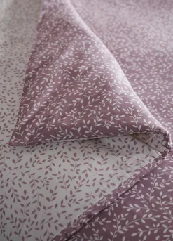 Copripiumino reversibile e 2 piazze di puro cotone