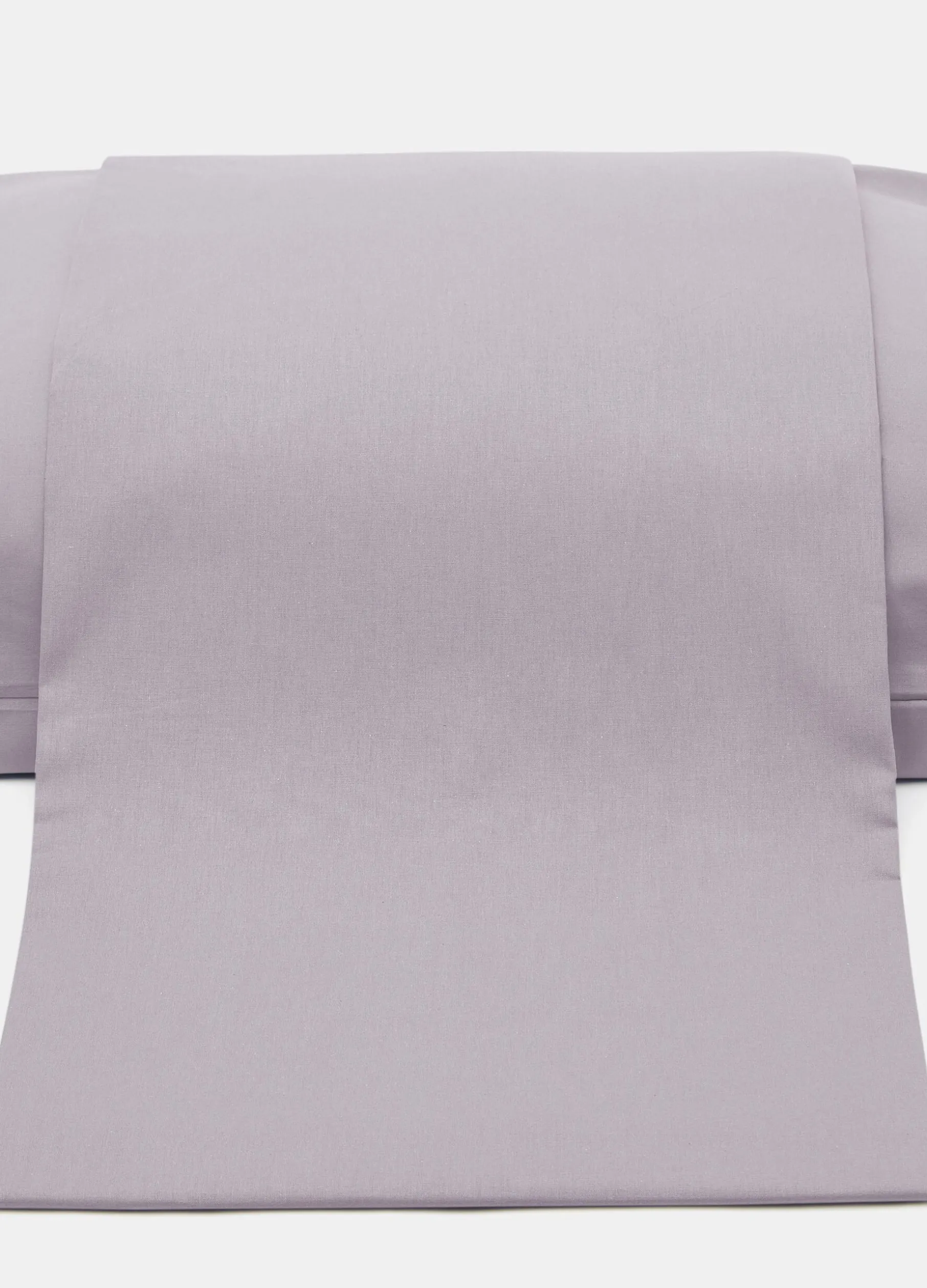 Copripiumino singolo di puro cotone in tinta unita