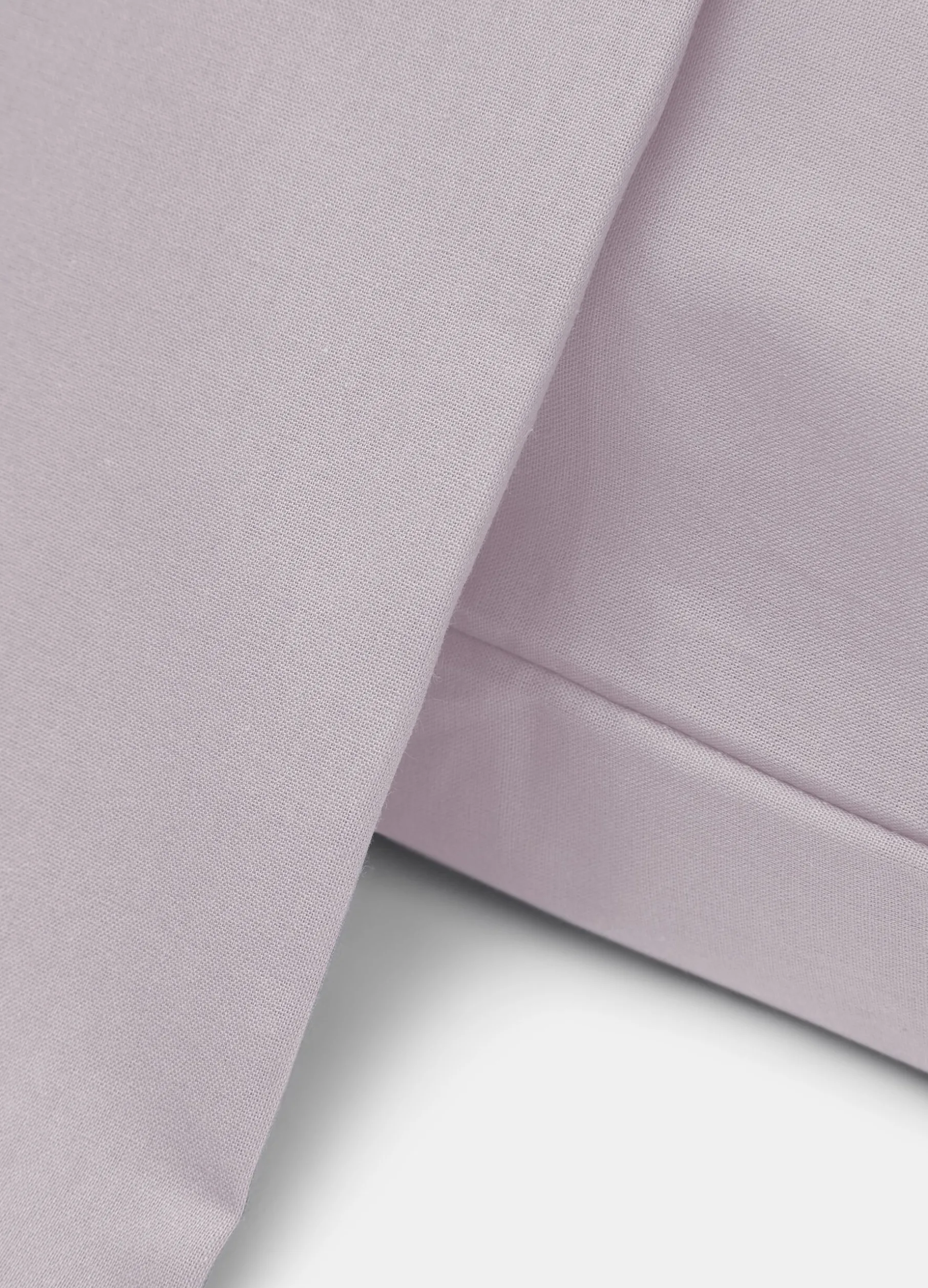 Copripiumino singolo di puro cotone in tinta unita