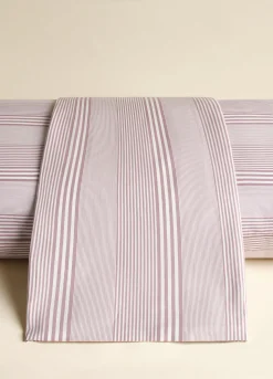 Copripiumino una piazza e mezzo in cotone a righe irregolari