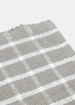 Corsia con motivo a quadri in cotone