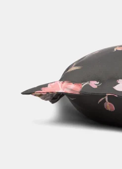Cuscino a fiori in raso di cotone