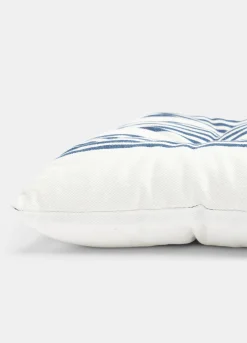 Cuscino coprisedia a righe in cotone