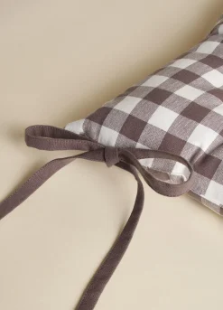 Cuscino coprisedia quadrato a quadretti