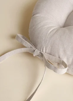 Cuscino coprisedia rotondo trapuntato