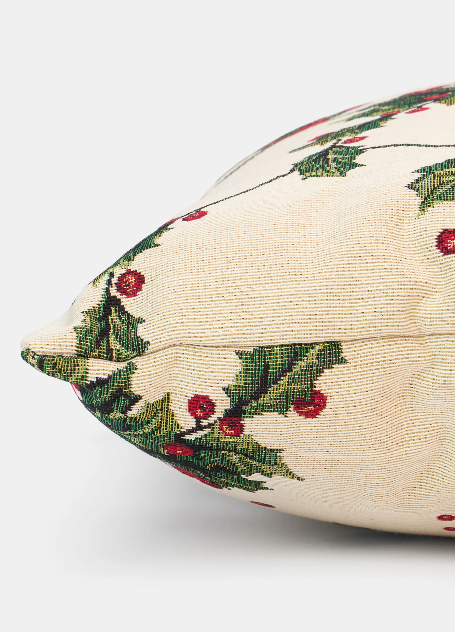 Cuscino imbottito con motivo jacquard