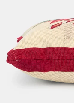 Cuscino imbottito con motivo jacquard