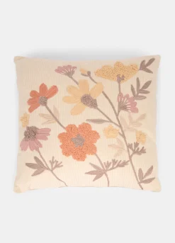 Cuscino imbottito con ricamo