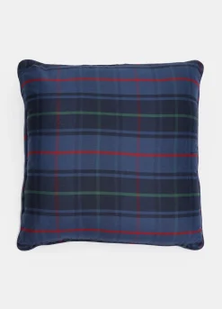 Cuscino imbottito in cotone a scacchi
