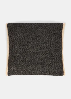 Cuscino quadrato con motivo chevron