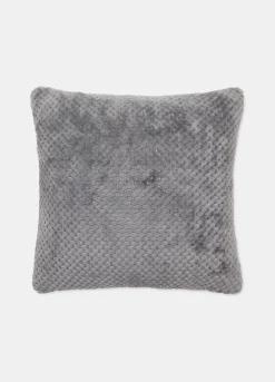 Cuscino quadrato in waffle tinta unita